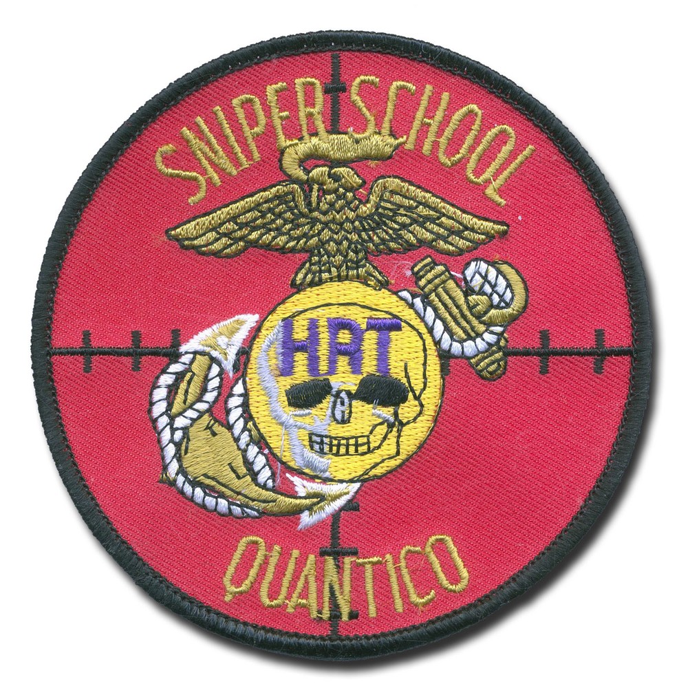 USMC HRT Sniper School Quantico patch