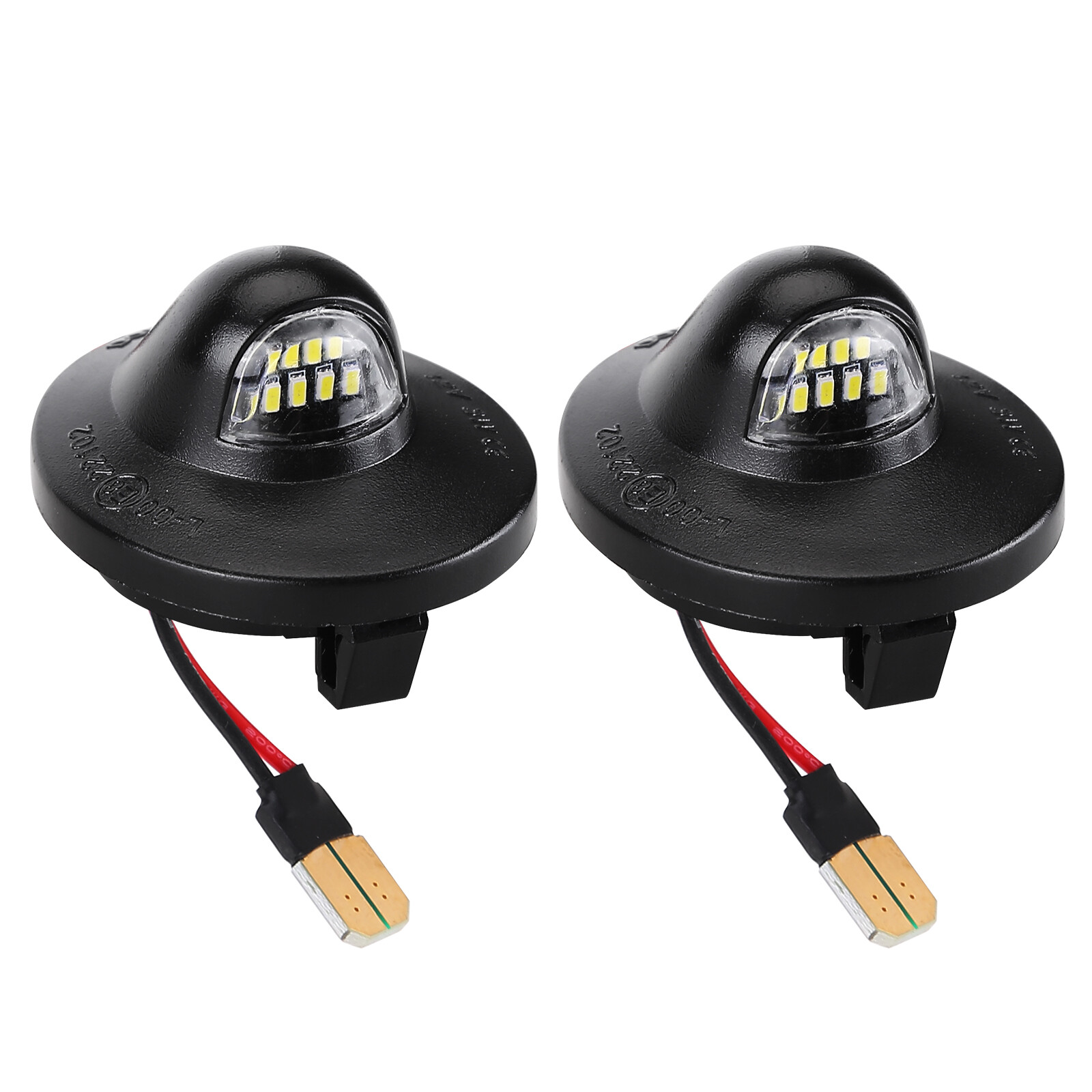 2X LED License Plate Light Rear Bumper Tag Assembly Lamp For Ford F150 F250 F350