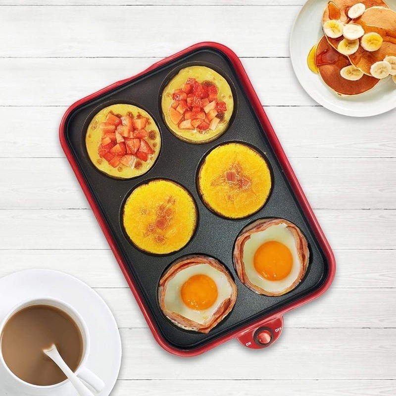 3-in-1 Multi-Function Grill Maker Non-Stick Pancake Donut Cake Pop Machine New