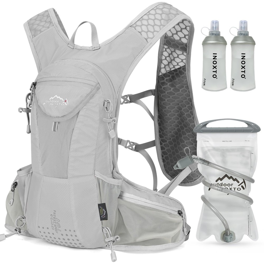 Hydration Pack Backpack, Lightweight Water Backpack with 2L Leakproof Hydrati...