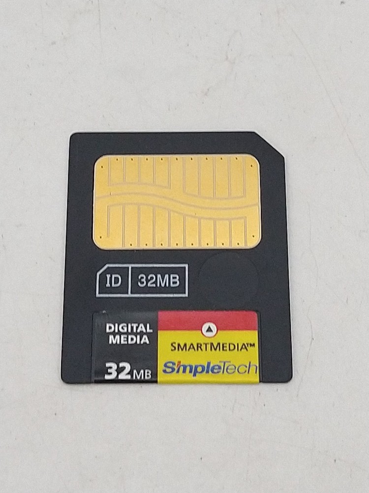 SimpleTech SmartMedia ID 32MB Camera Memory Card | TESTED
