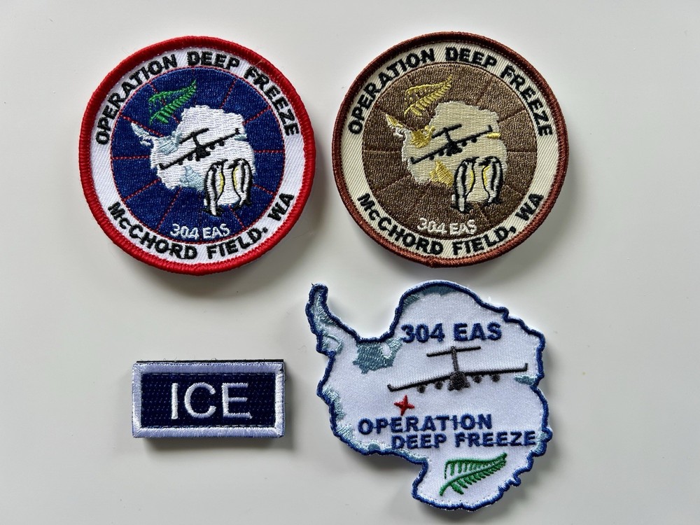 Operation Deep Freeze “C17 Globemaster” Patchs & Stickers
