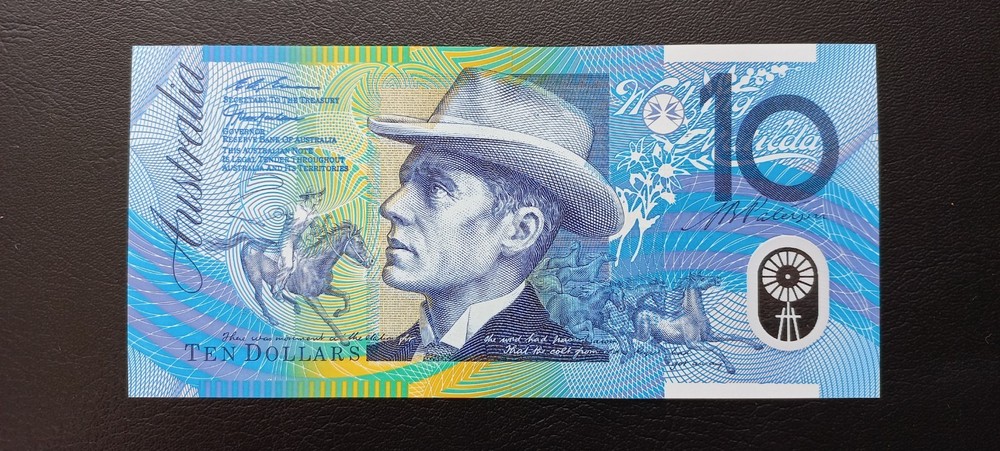 Australia 10 dollars, 1998, MacFarlane/Evans, Polymer, (P-52b)