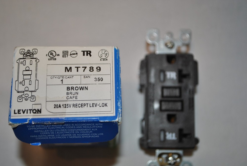 LEVITON SMART LOCK PRO MT789 BROWN OUTLET