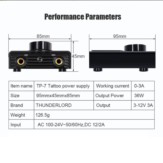 LCD Tattoo Power Supply