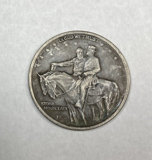 1925 Stone Mountain Commemorative Half Dollar Circulated Condition