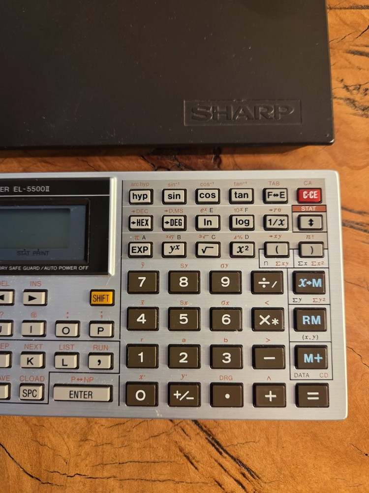 Sharp EL-5500 II Scientific Calculator and BASIC Computer, works great!