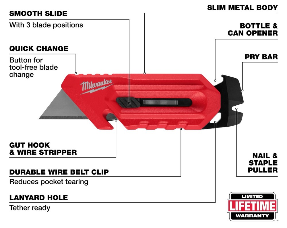 Milwaukee 48-22-1517 Multi-Function Compact Utility Knife