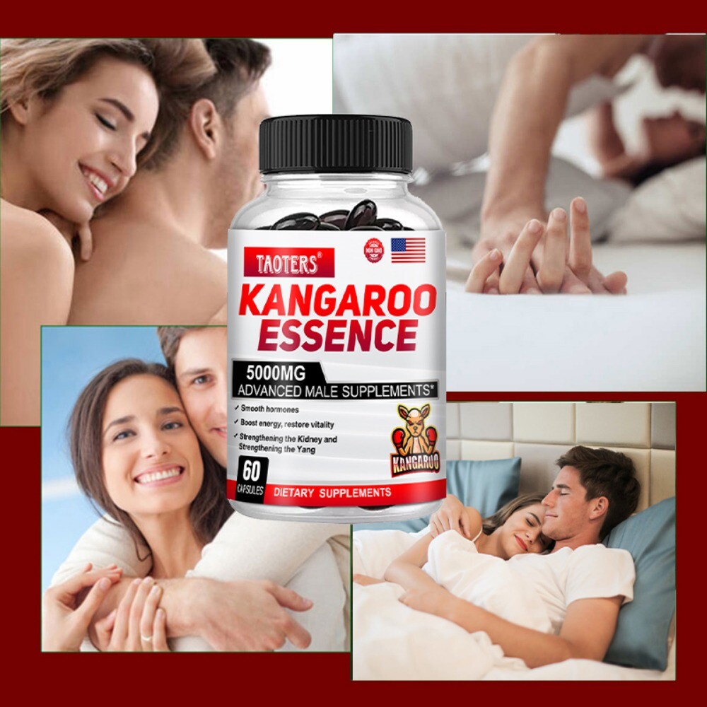Testosteron Booster Kangaroo Meat, Maca 5000mg 60 Caps HIGHEST POTENCY