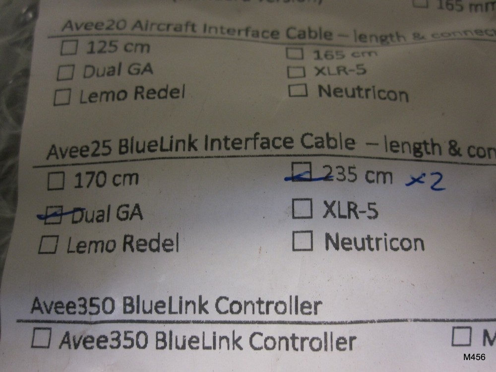 Avee25 Bluelink Interface Cable Dual GA 235cm