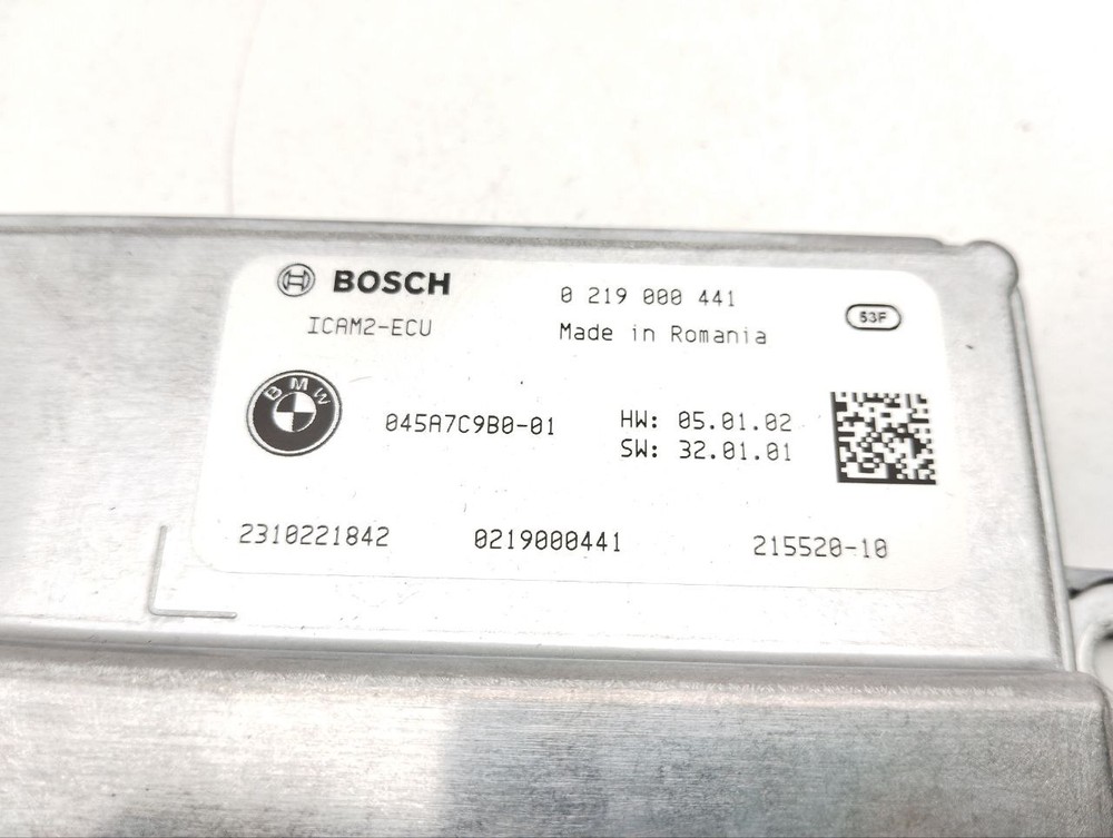 Control unit for camera BMW i4 2023 045a7c9b0