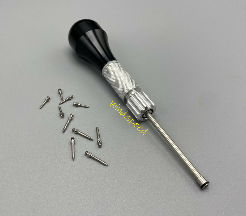 13Pcs Dental Orthodontic Mini Implants Micro Screw Self Drilling+1Pc Screwdriver