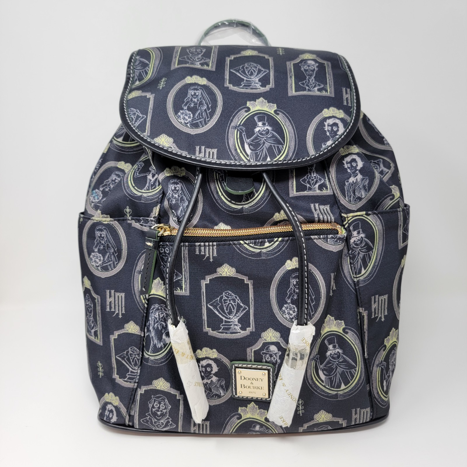 NWT Retired Dooney & Bourke Disney Haunted Mansion HM Portraits Backpack Bag