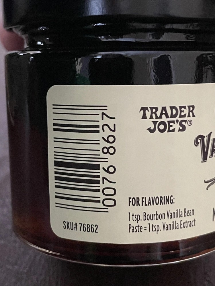 Trader Joe's Bourbon Vanilla Bean Paste, 4 oz, 2 Count