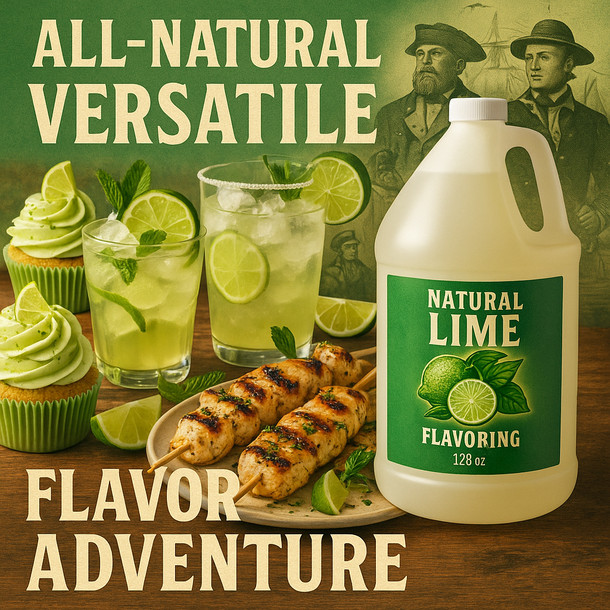 LD Carlson Natural Lime Flavoring 128 oz