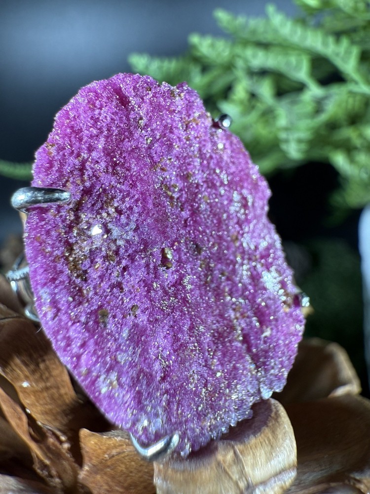 Ruby Ring Jewelry, Unique handmade crystal ring，Adjustable Ring，925 Silver