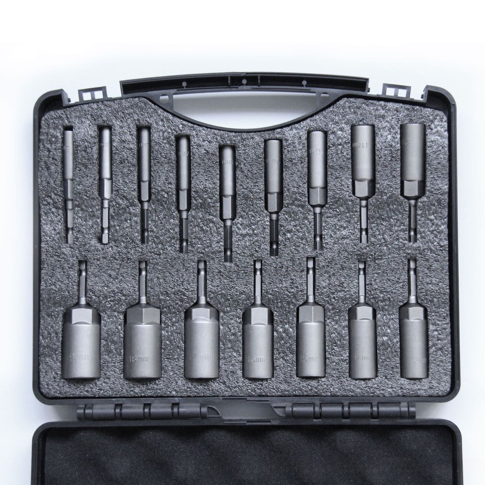 80MM Deepening Sleeve 16 Piece Set Inner Hexagonal Deepening Wind Batch Sleeve