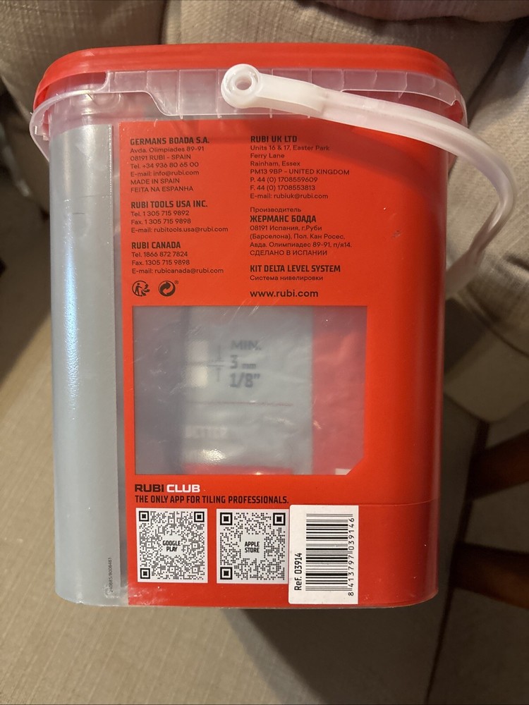 RUBI Delta Level System Kit Clip - Size 1/16"