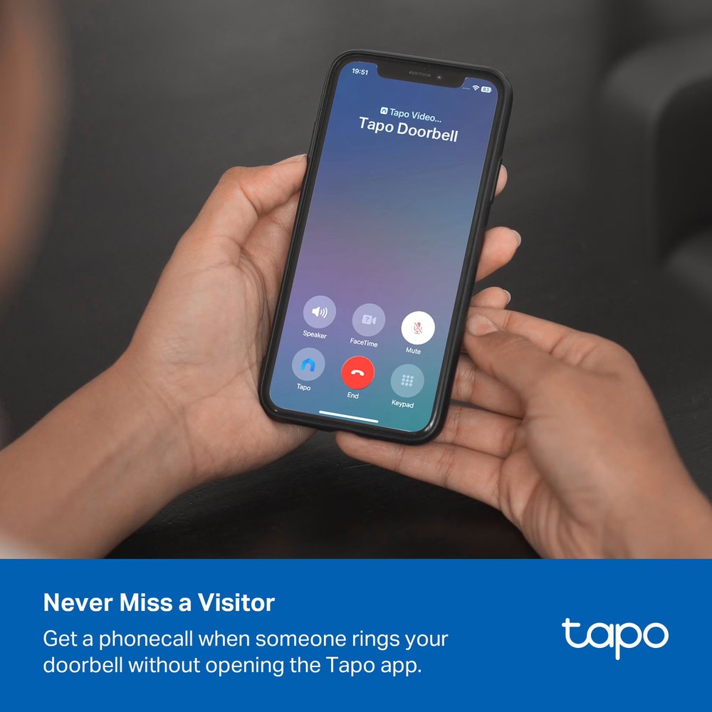 Wireless Smart Video Doorbell Camera Battery Operated