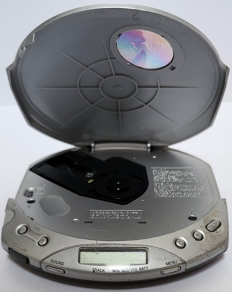 Sony Walkman D-E351 Max Personal Portable CD Player Silver Tested Working