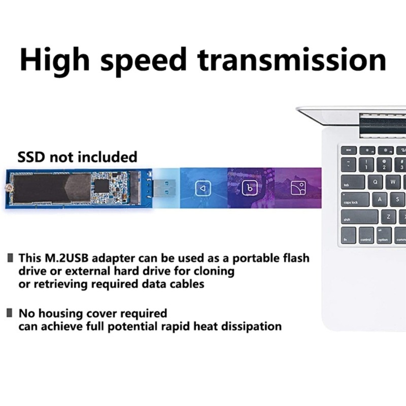 Easy To Install M.2NGFF SSDs To USB3.0 Adapter For Efficient Data Handling