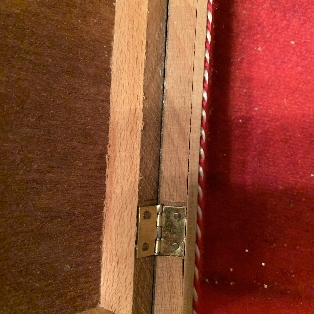 Middle Eastern mosaic box with inlay