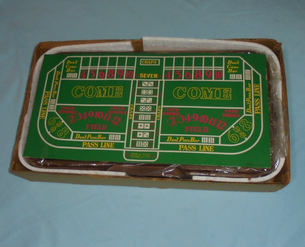 Waco Auto Shooter Craps Table Fully Automatic Dice Roller Game Complete Vintage