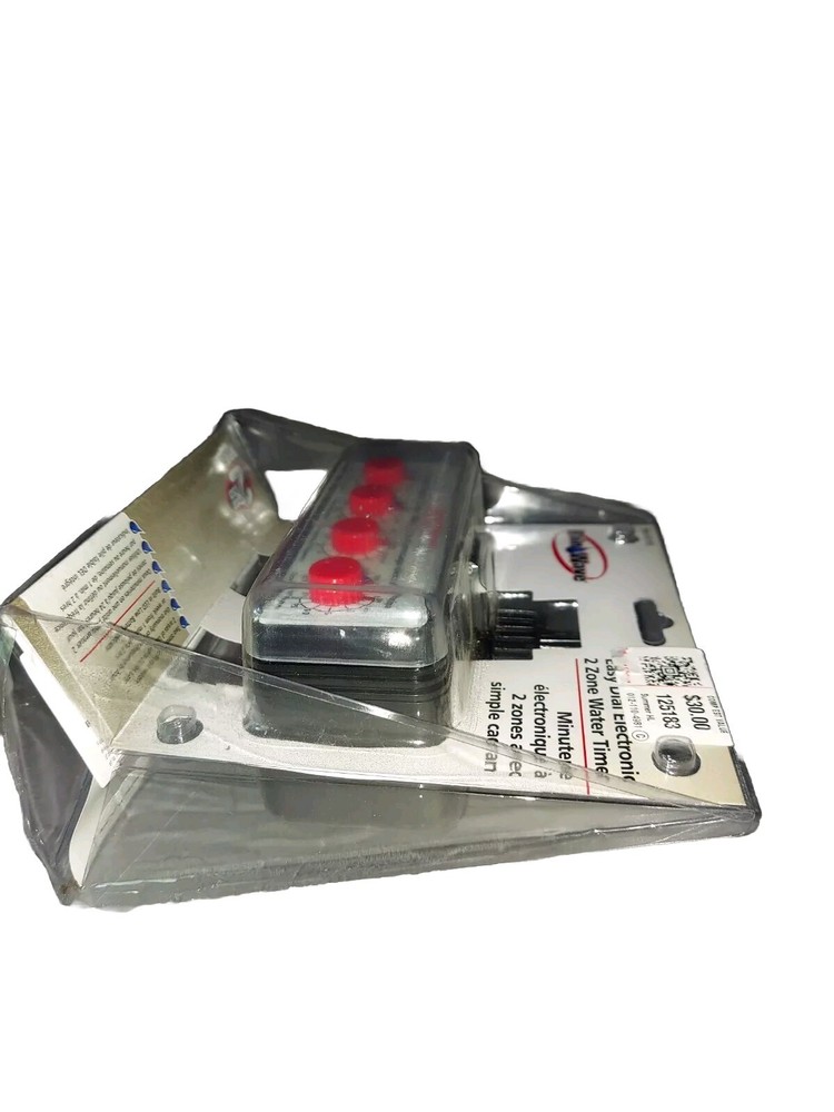 Rainwave Easy Dial 2 Zone Electronic Water Timer Model RW-93105 New (RW)