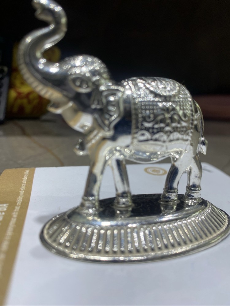 75% Purity Solid Silver Elephant 21 Gram