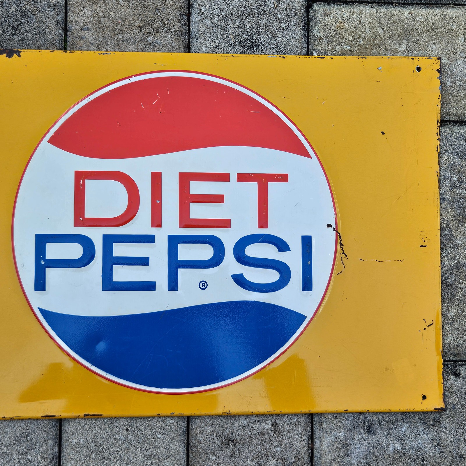 Pepsi Sugar Free Diet Pepsi 1964 Vintage Cola Sign