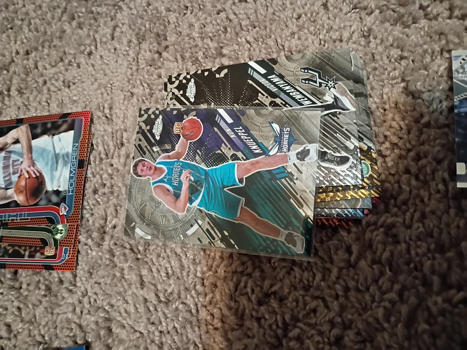 2025-26 Topps Chrome Basketball Parallel Insert Lot Knueppel LeBron Aprox 350