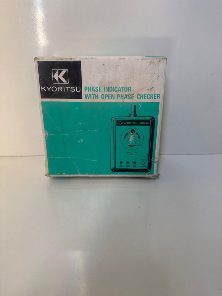 KYORITSU 8031 Phase Indicator with Open Phase Checker