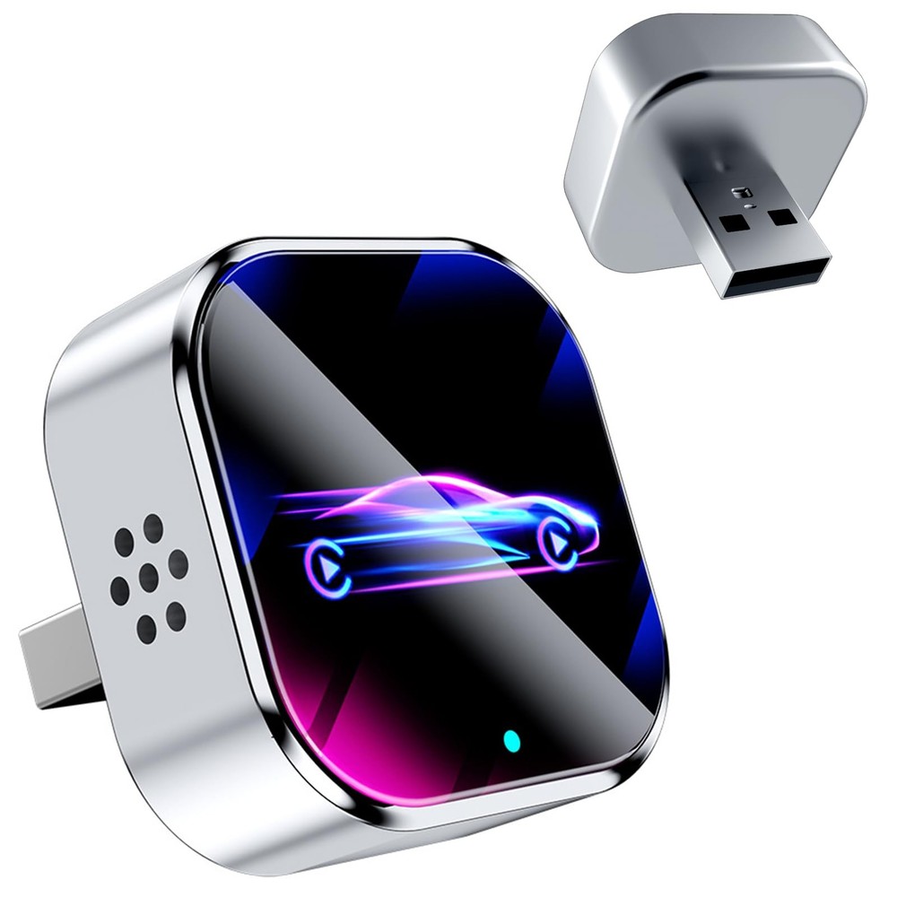 2026 Wireless CarPlay Adapter Upgrade Wired to Wireless, Multicolor
