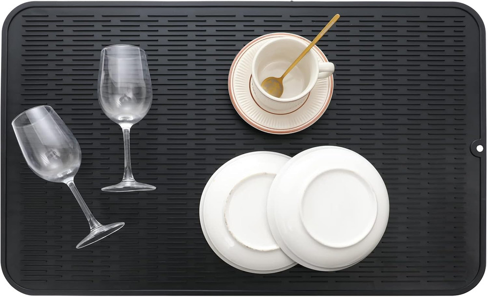 Silicone Dish Drying Mat for Multiple Usage,Easy Clean,Eco-Friendly,Heat-Resista
