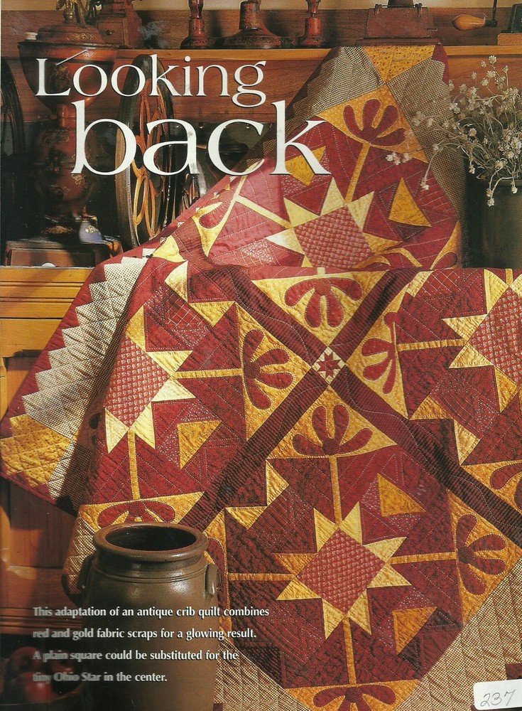 A0237 LOOKING BACK  QUILT PATTERN/INSTRUCTIONS