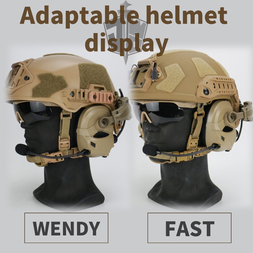 P30 tactical headset with noise cancellation and pickup function