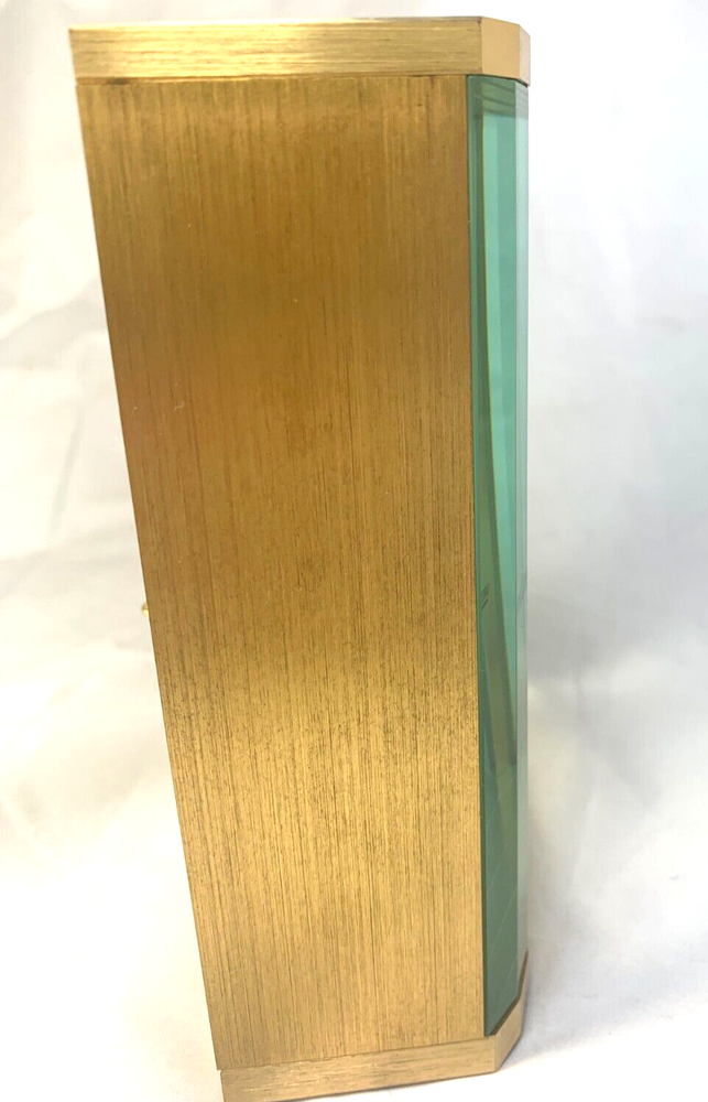 Extremely RARE Jaeger LeCoultre PRISM 8 Days Inline Table Desk Clock