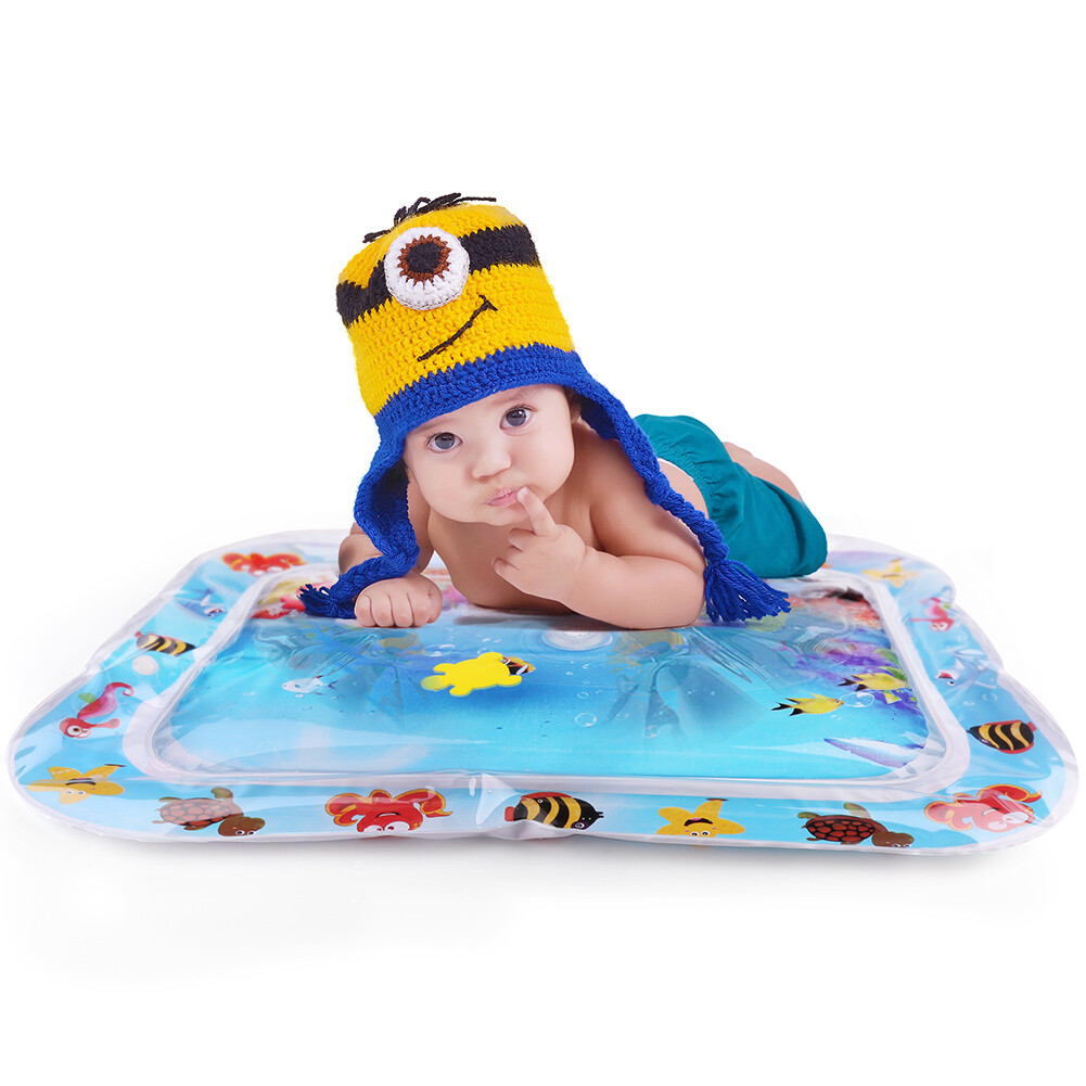Inflatable Water Play Mat For Newborn Baby Infants Toddlers Toys Christmas Gift