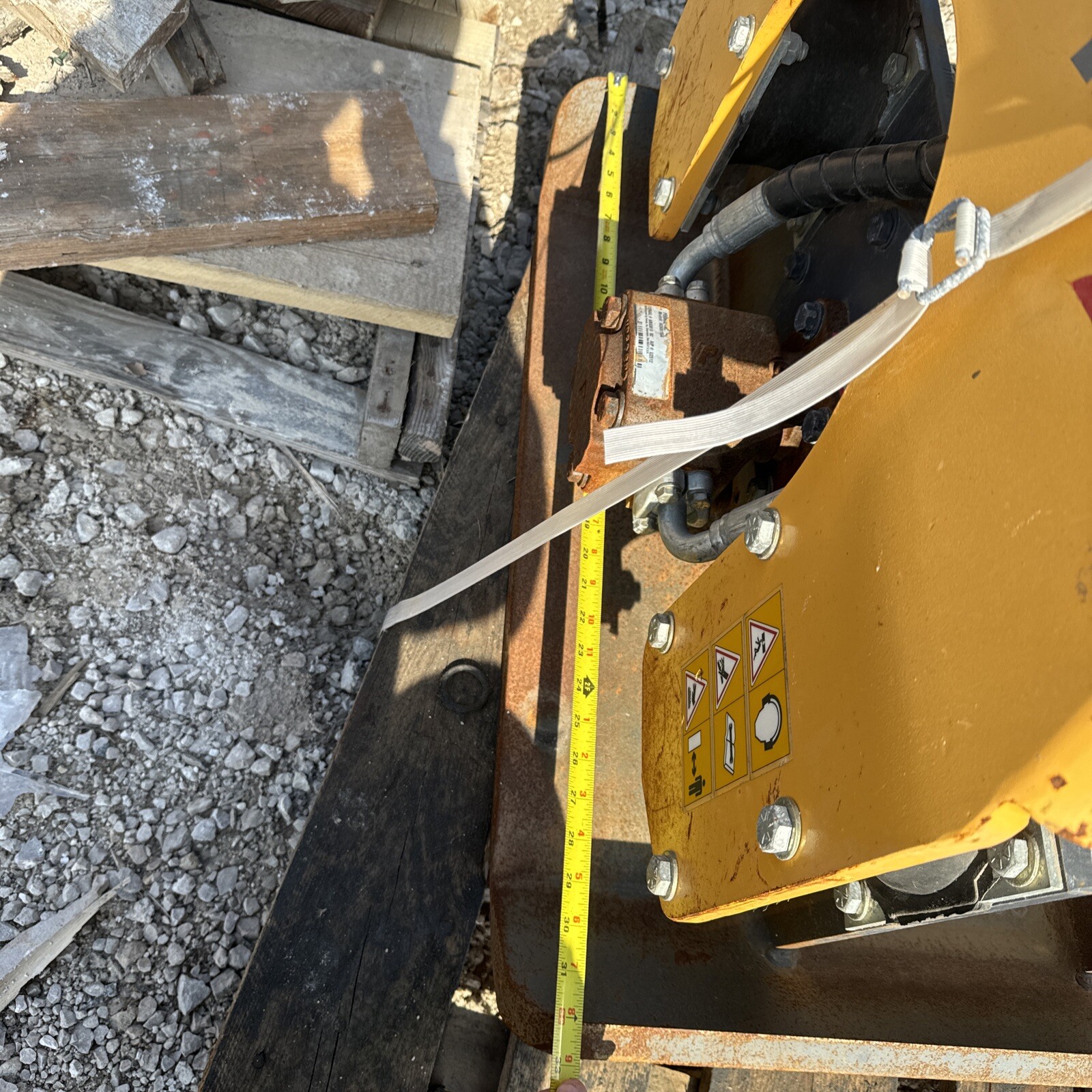 Indeco IHC 75 Mini Excavator Compactor Loader Backhoe Cat Case 24x25 Plate