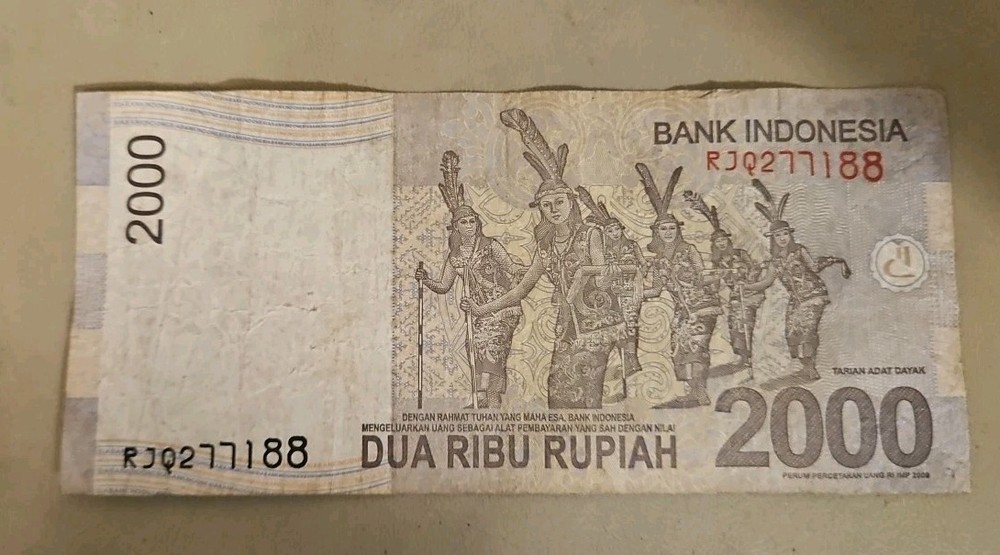 2013 Indonesia 2000 Rupiah Note
