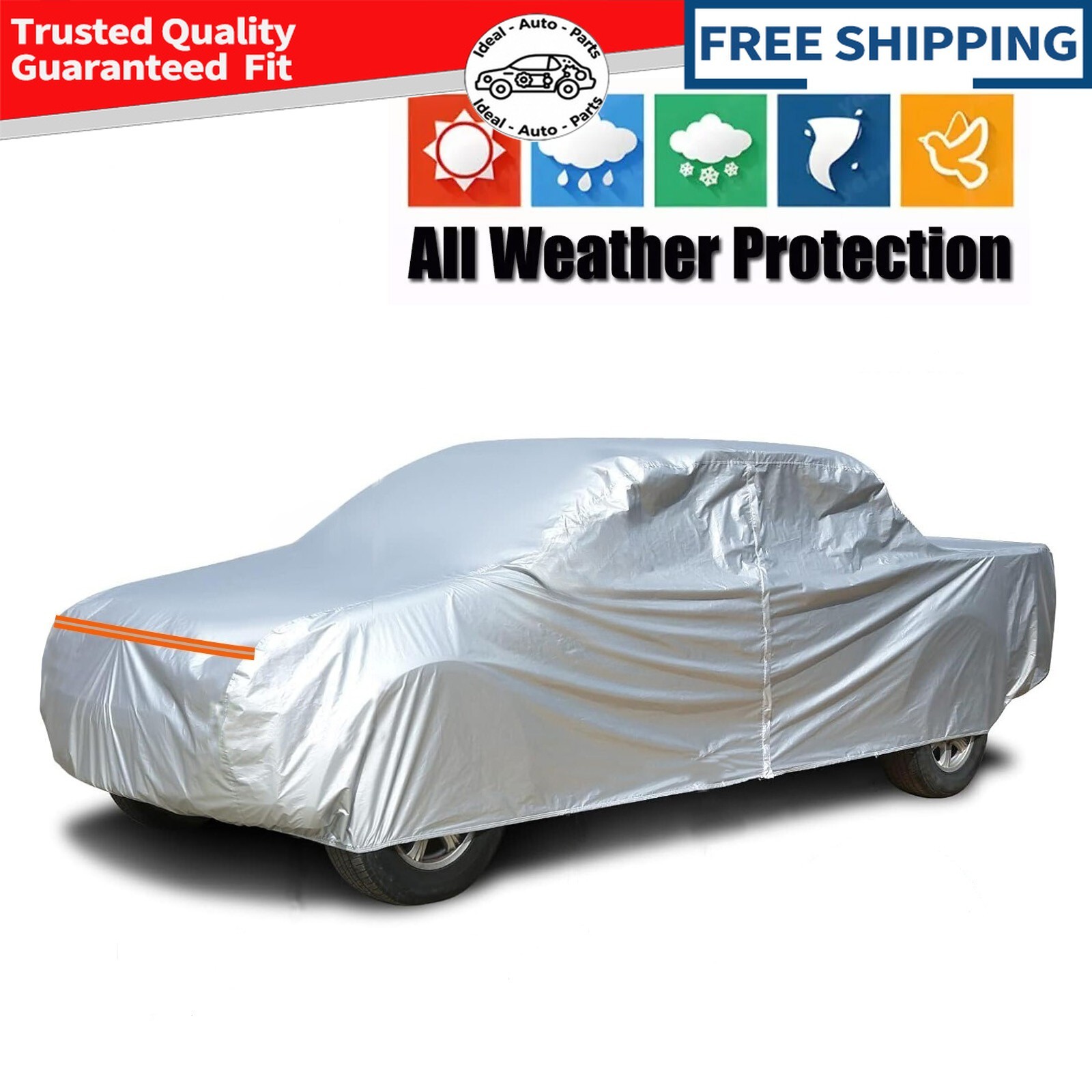 420D 250 inch All-Weather Waterproof Heavy Duty Full Outdoor Pickup Trucks Cover