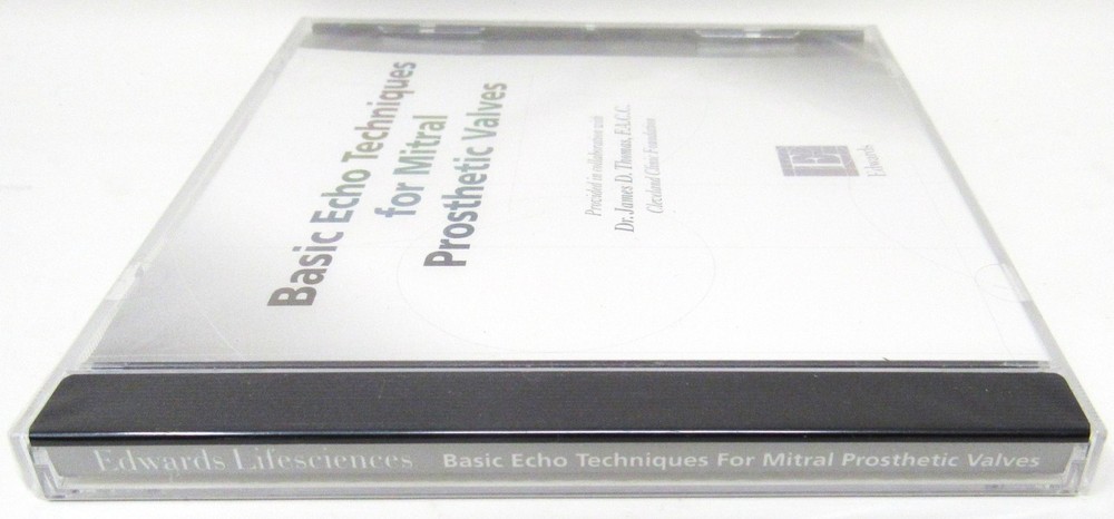 Basic Echo Techniques Mitral Prosthetic Valves Med Education CD-ROM Vintage New