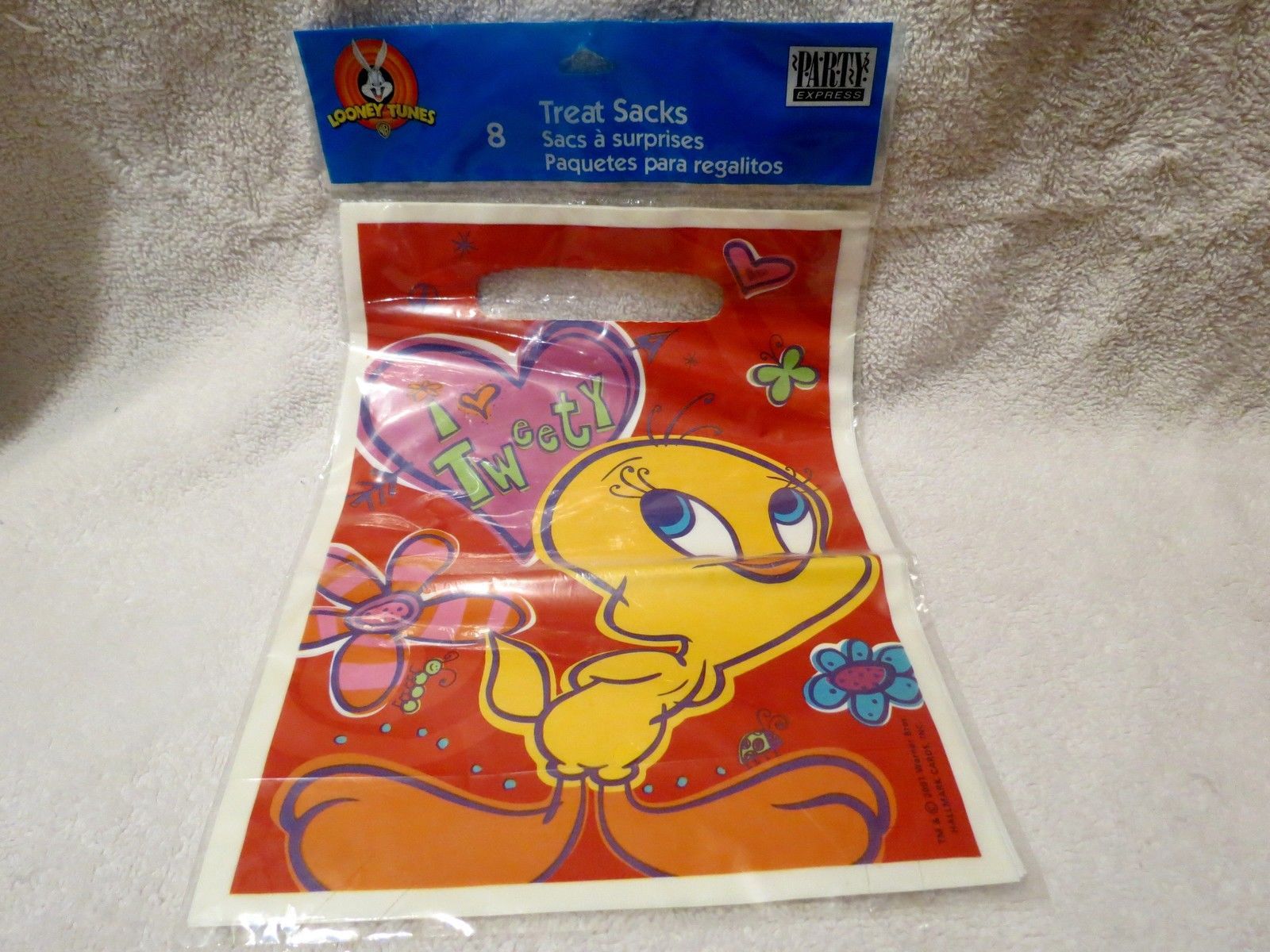 *NEW* Looney Tunes Tweety Bird - Loot Bags - Treat Party Sacks (8 Bags)