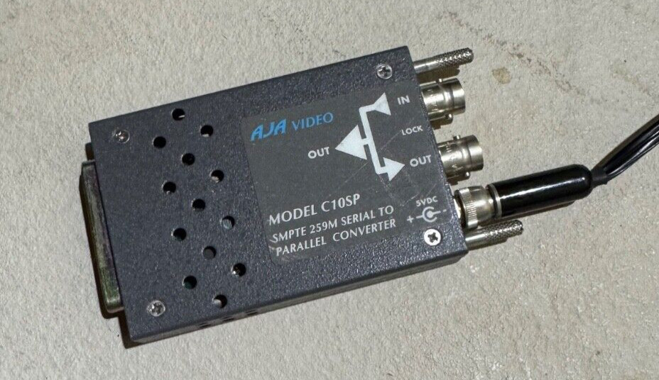 AJA C10SP Serial to Parallel Transcoder, SDI SMPTE 259 to Parallel