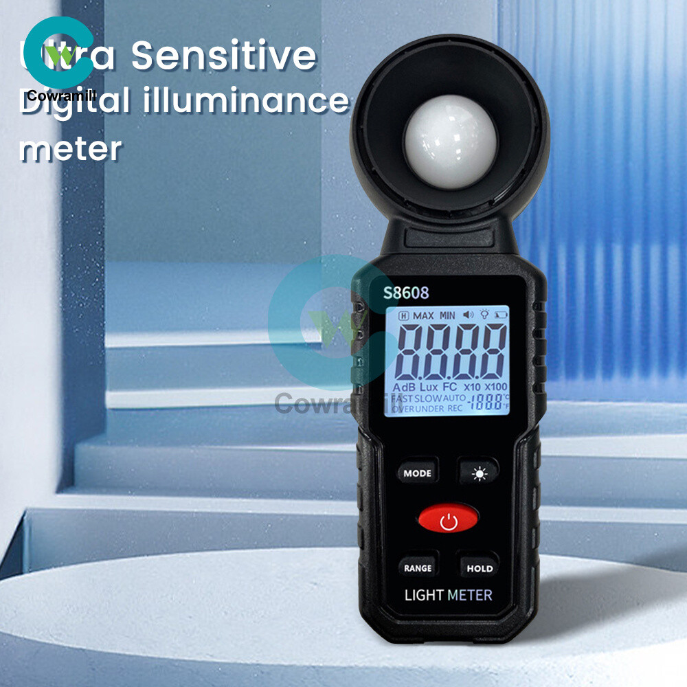 Handheld Digital Light Lux Meter Illuminometer Luminometer Photometer 200000Lux