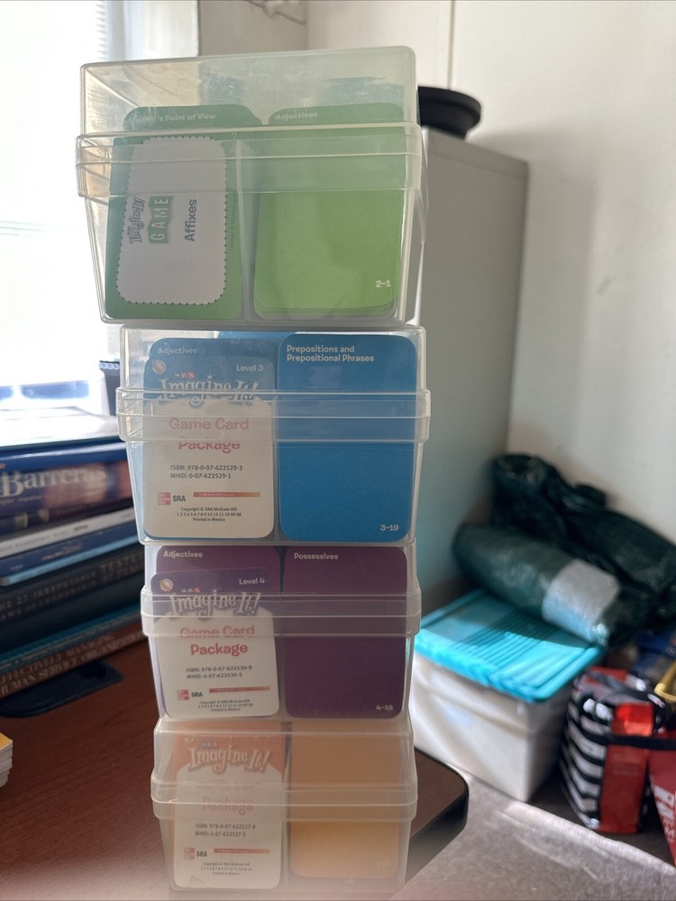 SRA Imagine It Game Card Package Level 1-4 (4boxes )