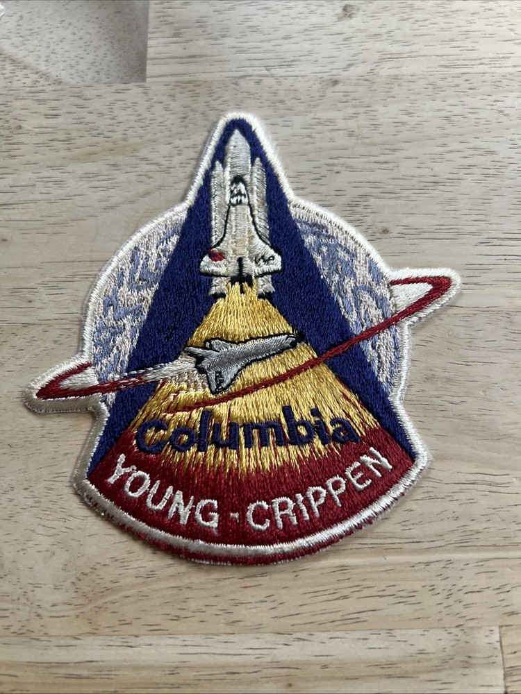 SPACE SHUTTLE COLUMBIA STS-1 Commemorative Sew-On Patch