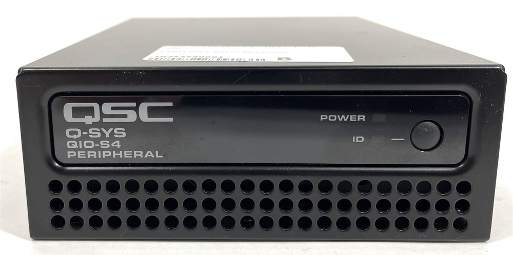 QSC Q-SYS QIO-S4 Peripheral Controller Network I/O Expander