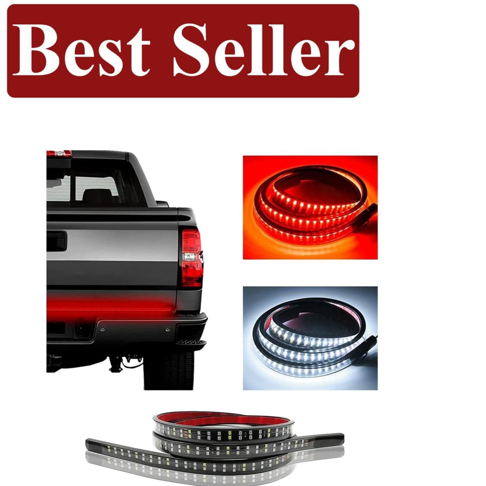 High Visibility 59” Waterproof LED Tailgate Light Bar - Stylish Multi-Functions