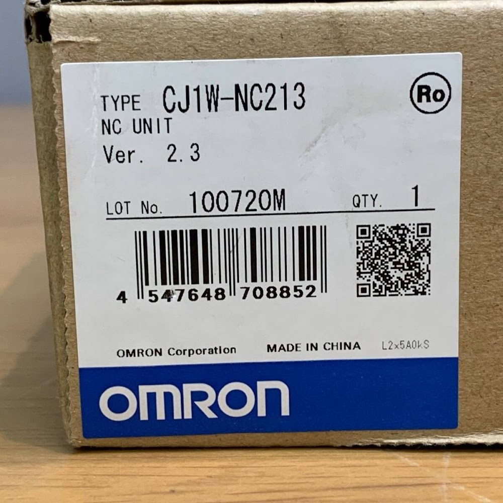 OMRON CJ1W-NC213 Position Control Unit PLC Module Ver.2.3 USED